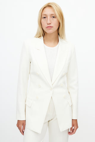 Smythe Cream Two Piece Suit