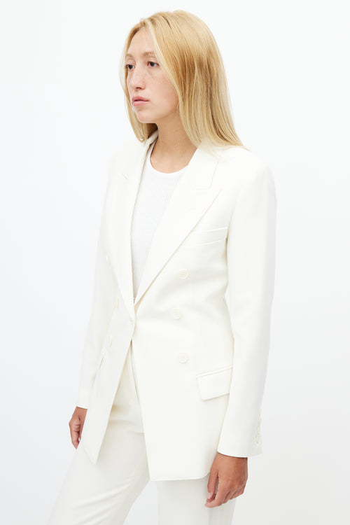 Smythe Cream Two Piece Suit