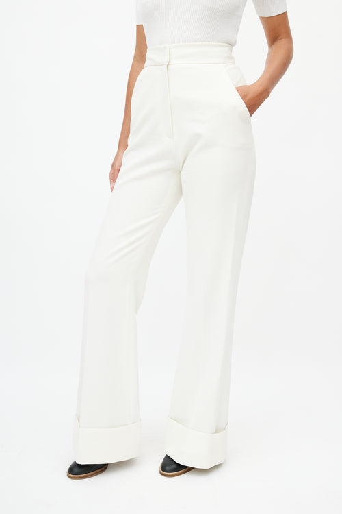 Smythe Cream Two Piece Suit