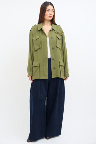 Smythe Green Cargo Pocket Jacket