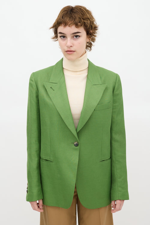 Smythe Green Linen 90
s Blazer