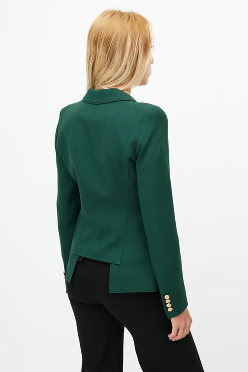 Smythe Green Wool Duchess Blazer