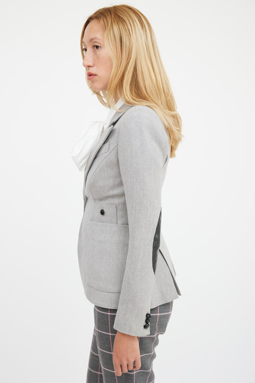 Smythe Grey Wool Blazer