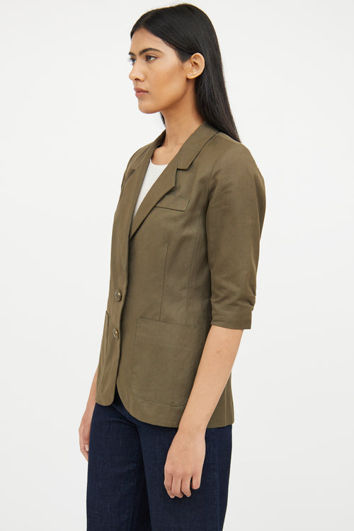 Smythe Green Half Sleeve Blazer