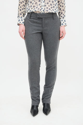 Smythe High Waist Split Trouser