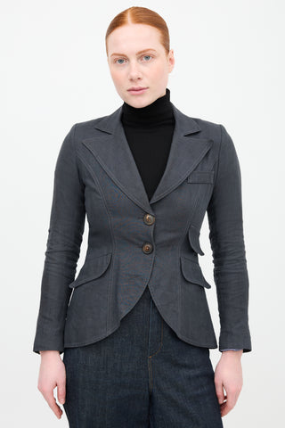 Smythe Linen Equestrian Blazer