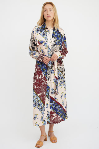 Smythe Multicolour Floral Shirt Dress