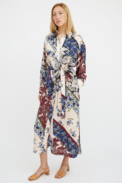 Smythe Multicolour Floral Shirt Dress