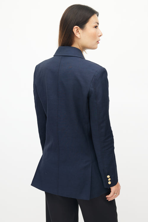 Smythe Navy 
Gold Double Breasted Blazer