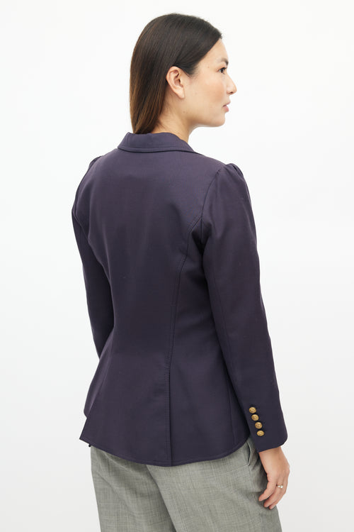 Smythe Navy 
Gold Wool Blazer