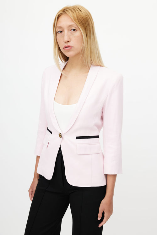 Smythe Pink 
Black Blazer