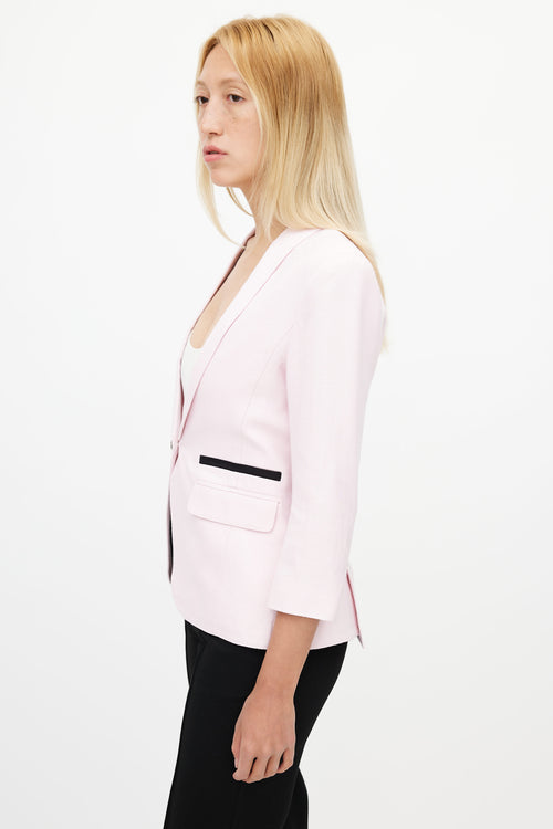 Smythe Pink 
Black Blazer