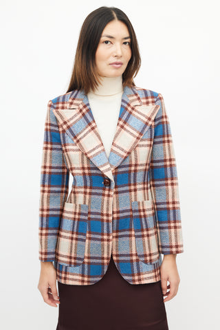 Smythe Check Birkin Blazer