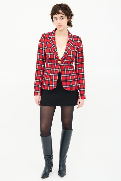 Smythe Plaid Blazer