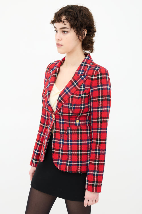 Smythe Plaid Blazer