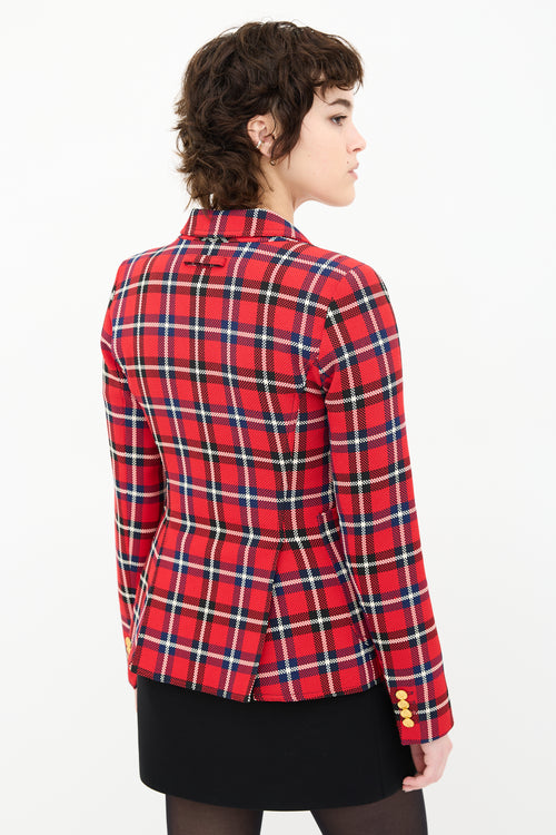 Smythe Plaid Blazer