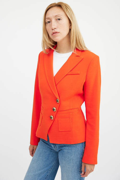 Smythe Red Asymmetrical Blazer