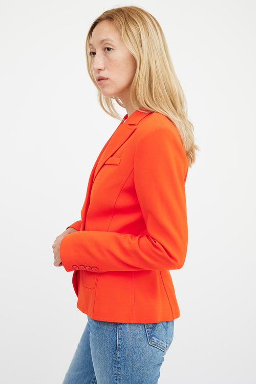 Smythe Red Asymmetrical Blazer