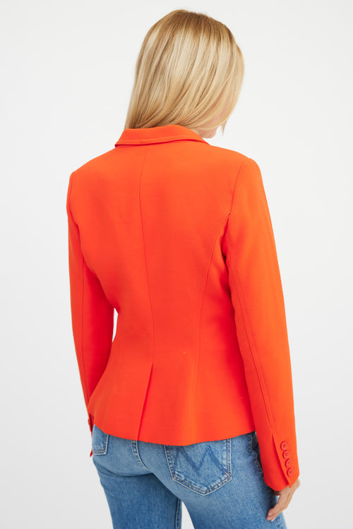 Smythe Red Asymmetrical Blazer