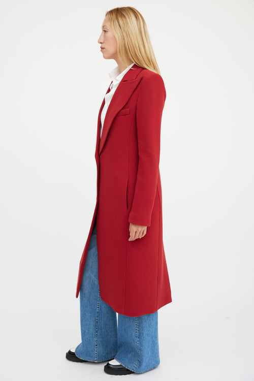 Smythe Red Wool Coat