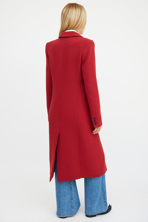 Smythe Red Wool Coat