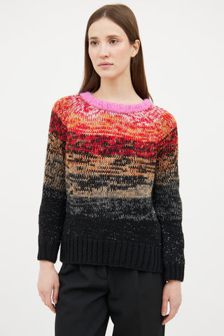 Smythe X Augden Black 
Multicolour Knit Sweater