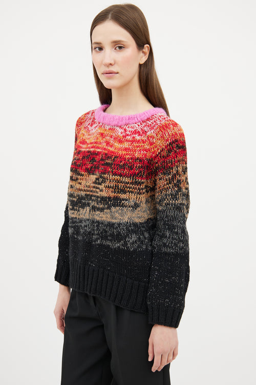 Smythe X Augden Black 
Multicolour Knit Sweater