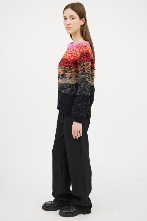 Smythe X Augden Black 
Multicolour Knit Sweater