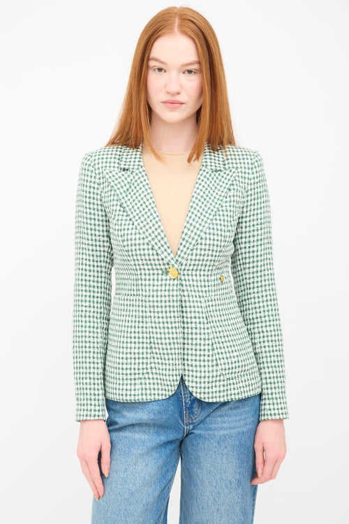 Smythe Gingham Duchess Blazer