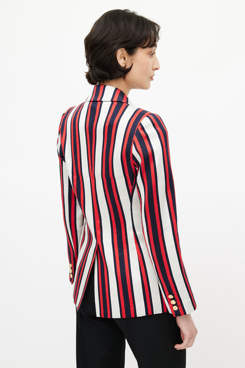 Smythe White 
Red Stripe Blazer