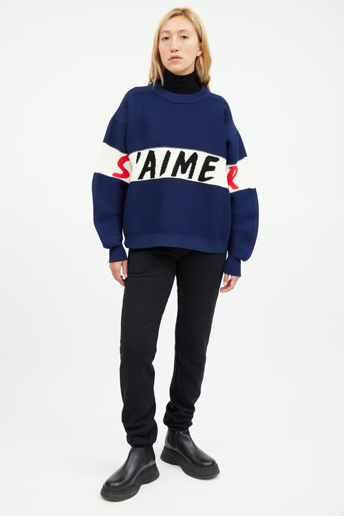 Sonia Rykiel Navy 
Multicolour S
Amier Knit Sweater