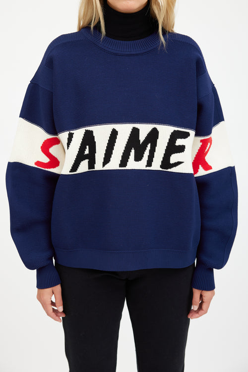 Sonia Rykiel Navy 
Multicolour S
Amier Knit Sweater