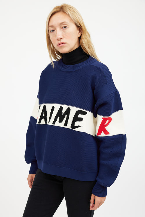 Sonia Rykiel Navy 
Multicolour S
Amier Knit Sweater