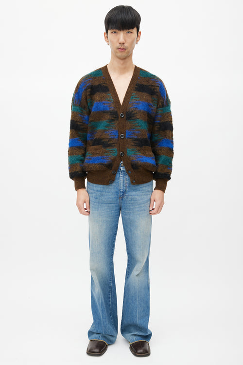 Missoni Brown 
Multicolour Mohair Cardigan