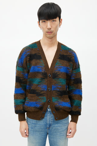 Missoni Brown 
Multicolour Mohair Cardigan