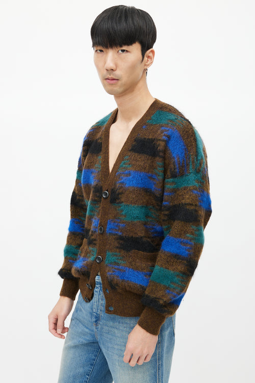 Missoni Brown 
Multicolour Mohair Cardigan