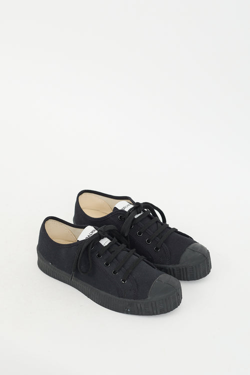 Black Canvas 
Rubber Special Low Sneaker