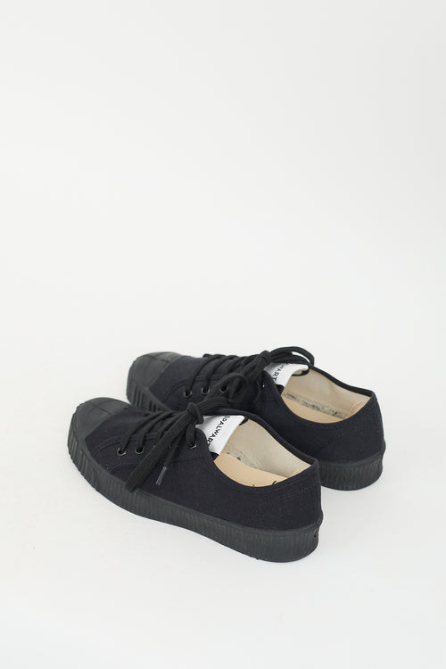 Black Canvas 
Rubber Special Low Sneaker