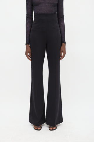 Sportmax Black Flared Pant