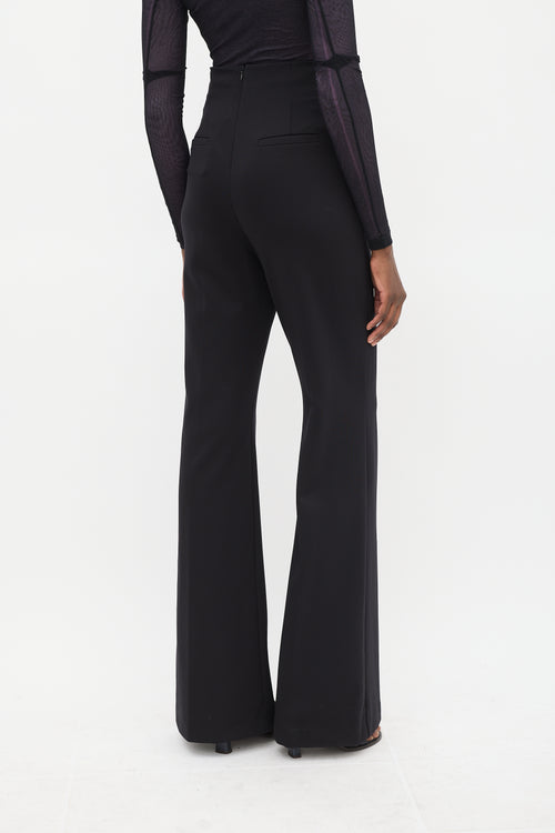 Sportmax Black Flared Pant