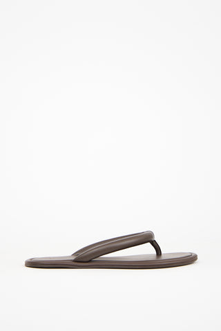 St. Agni Brown Leather Sumi Sandal