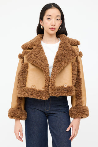 Stand Studio Faux Fur Kristy Shearling Jacket