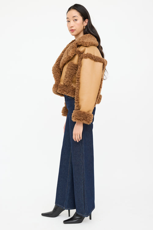 Stand Studio Faux Fur Kristy Shearling Jacket