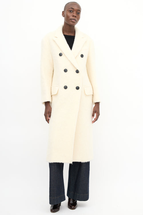 Stand Studio Cream Wool 
Mohair Essa Coat