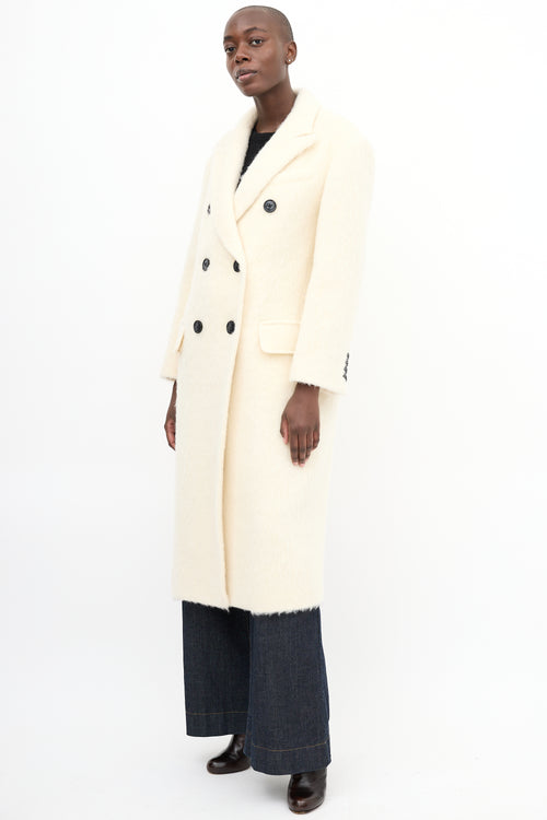 Stand Studio Cream Wool 
Mohair Essa Coat