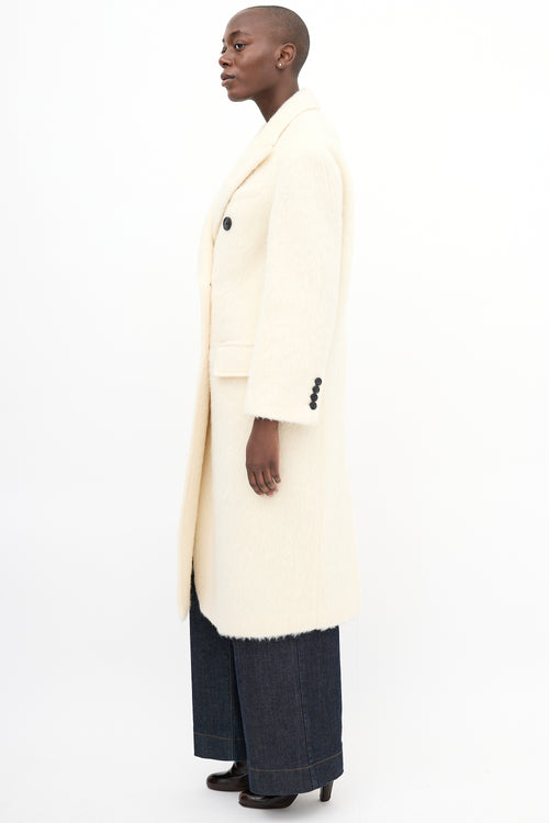 Stand Studio Cream Wool 
Mohair Essa Coat