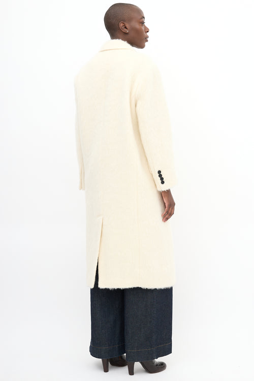 Stand Studio Cream Wool 
Mohair Essa Coat