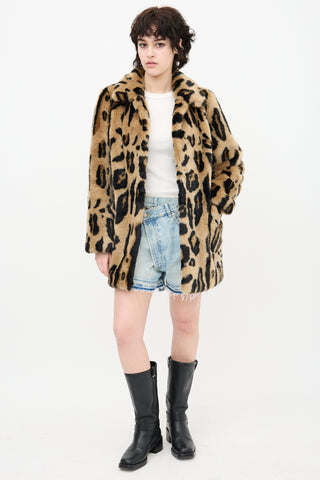 Stand Studio Faux Fur Alexa Coat