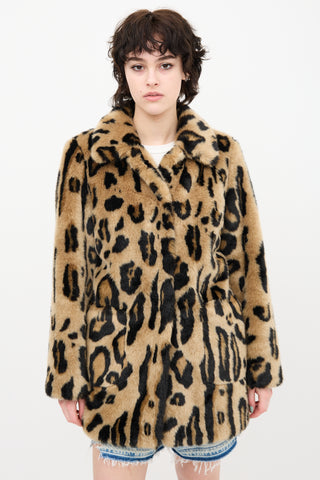 Stand Studio Faux Fur Alexa Coat