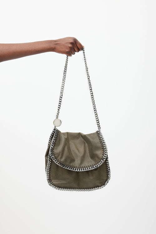 Stella McCartney Grey Falabella Flap Bag